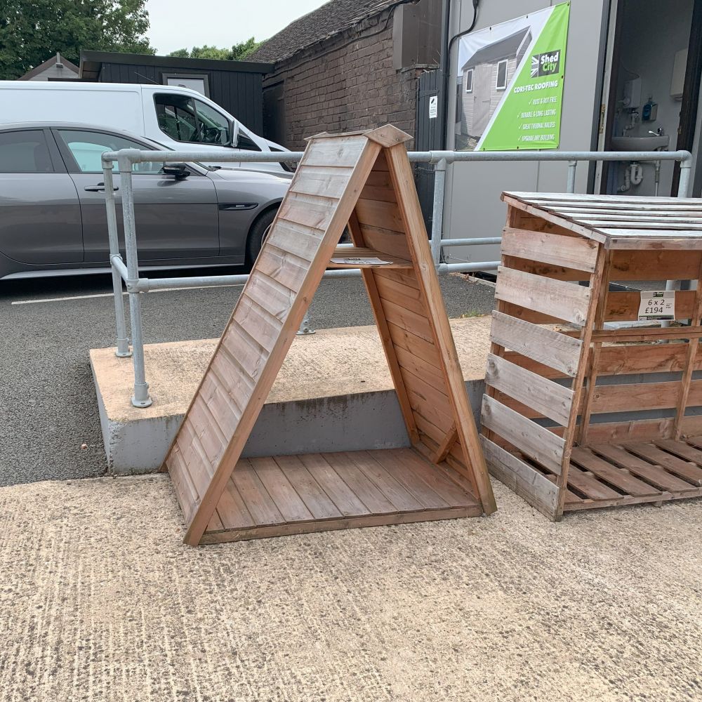 4x2 Powersheds Triangular Log Store X Show Model 4x2 Powersheds Triangular Log Store X Show Model