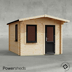 Powersheds Retreat Log Cabin - 44mm