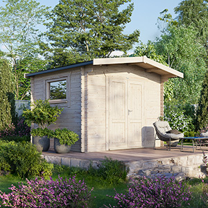 Powersheds Chalet Workshop Log Cabin - 28mm