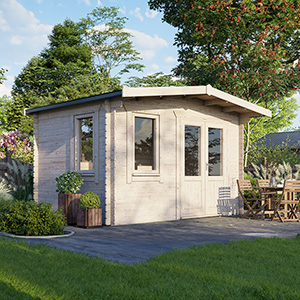 Powersheds Chalet Classic Log Cabin - 44mm