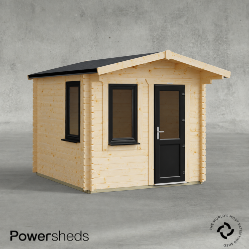 Powersheds Retreat Log Cabin - 44mm