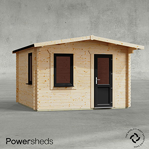 Powersheds Retreat Log Cabin - 44mm