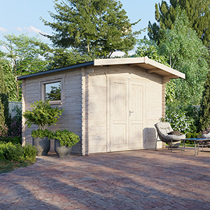 Powersheds Chalet Workshop Log Cabin - 28mm