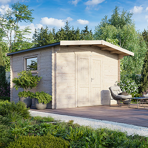 Powersheds Chalet Workshop Log Cabin - 28mm