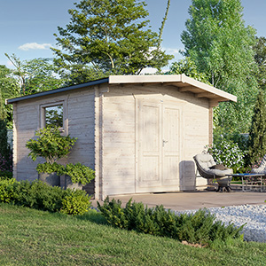 Powersheds Chalet Workshop Log Cabin - 28mm
