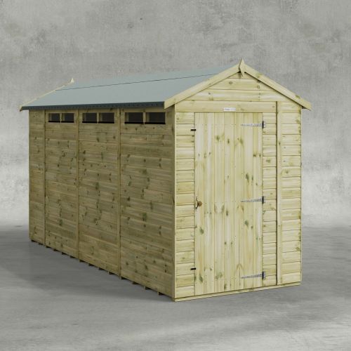 Powersheds Premium Security Apex Shed