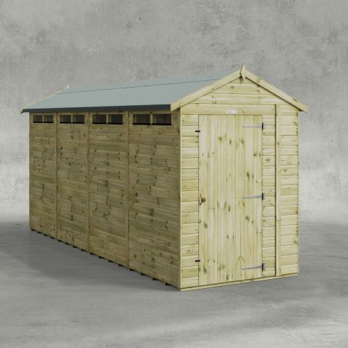 Powersheds Premium Security Apex Shed