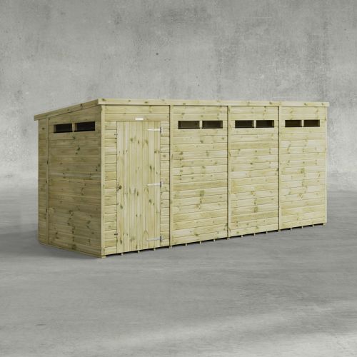 Powersheds Premium Security Pent Shed