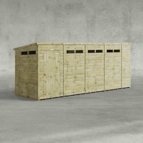 Powersheds Premium Security Pent Shed