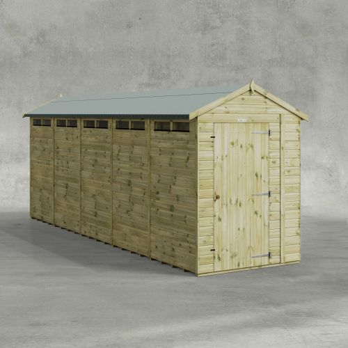 Powersheds Premium Security Apex Shed
