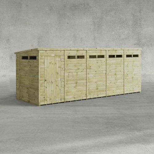 Powersheds Premium Security Pent Shed