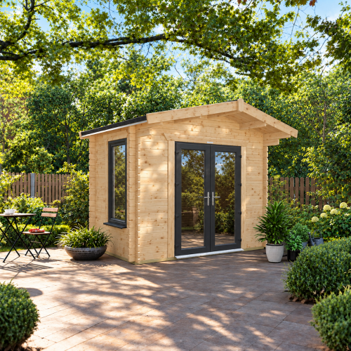 Powersheds Chalet Log Cabin 44mm