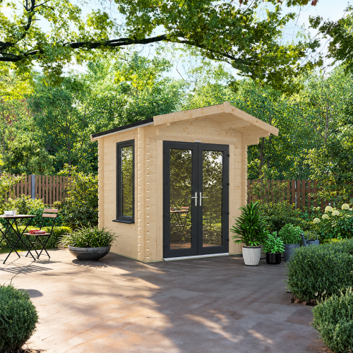 Powersheds Chalet Log Cabin 44mm
