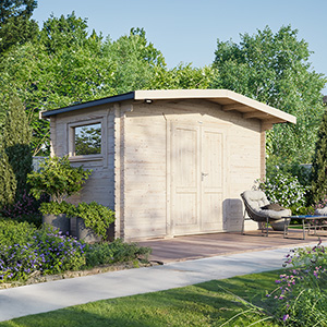 Powersheds Chalet Workshop Log Cabin - 28mm