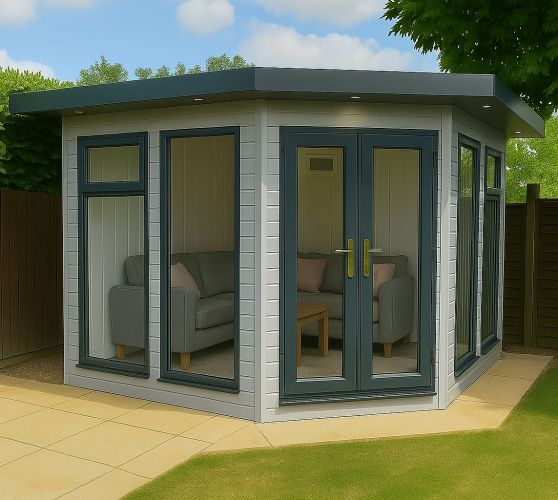 Factory Painted Corner Garden Room