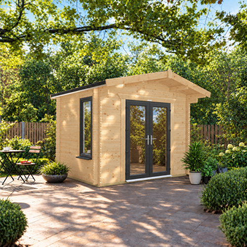 Powersheds Chalet Log Cabin 44mm