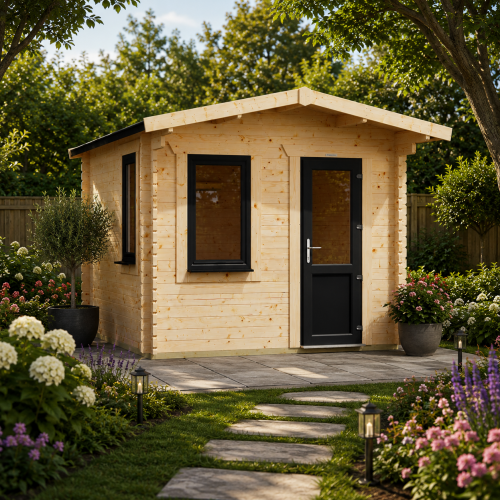 Powersheds Retreat Log Cabin - 44mm
