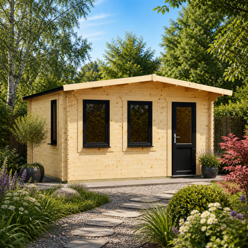 Powersheds Retreat Deluxe Log Cabin - 44mm