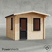 Powersheds Retreat Log Cabin - 44mm