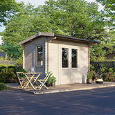 Powersheds Apex Classic Log Cabin - 44mm
