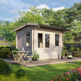 Powersheds Apex Classic Log Cabin - 44mm