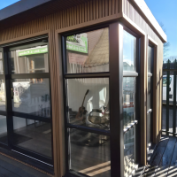 12x8 Composite Fluted Garden Room Ex-Demo