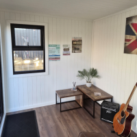 12x8 Composite Fluted Garden Room Ex-Demo