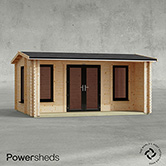 Powersheds Apex Snug Log Cabin - 44mm