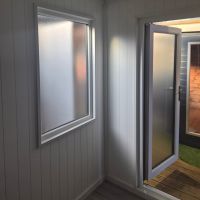 18x8 Composite Grey Combination Garden Room  Ex Demo