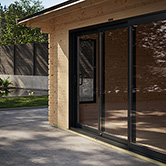 Powersheds Apex Aluminium Log Cabin - 44mm