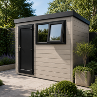 Deluxe Composite Pent Shed