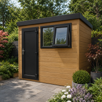 Deluxe Composite Pent Shed