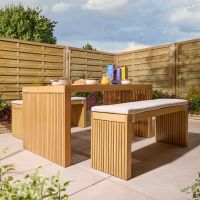 Kyoto 4 Seater Table   Bench Set