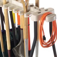 Garden Tool Rack with Wheels